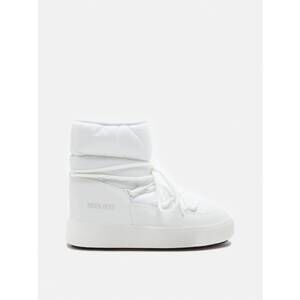 NEW MOON BOOT unisex light low nylon snow boots in white